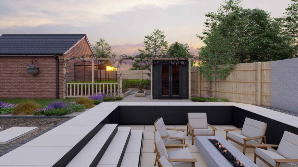 UKs Dream Garden side view